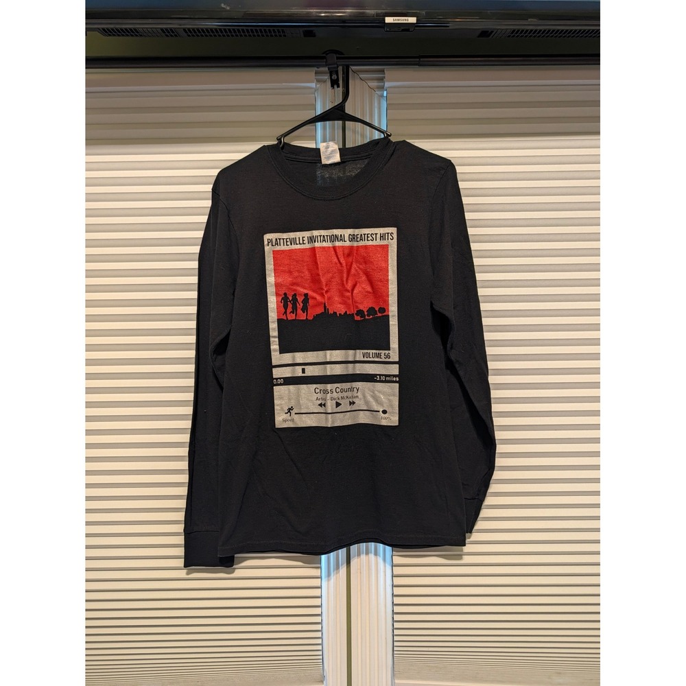 Port & Company Platteville Invitational Cross Country Long Sleeve Shirt Small